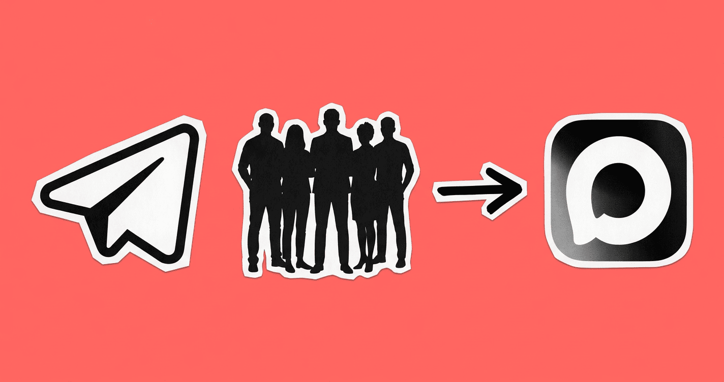 Перенос канала из Telegram в MAX — схема процесса